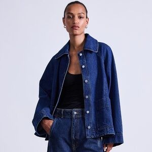 Apiece Apart Franke Swing Jacket in Tulum Wash, Small NWT